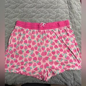 Little Sleepies Strawberry Sleep Shorts